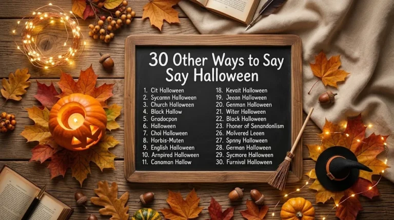 other ways to say halloween