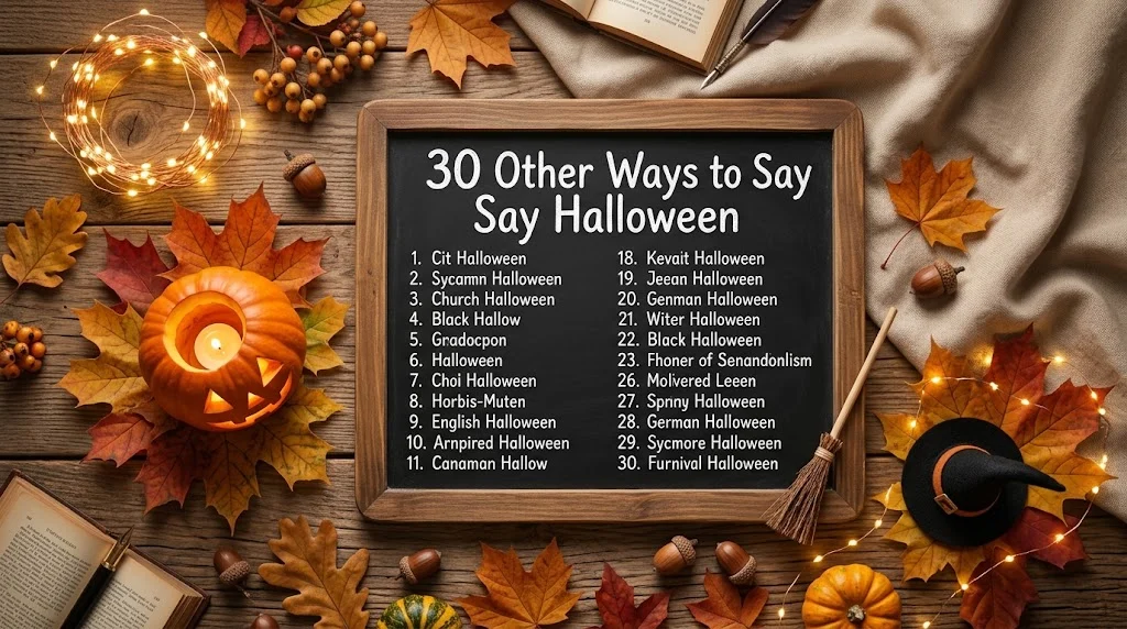 other ways to say halloween