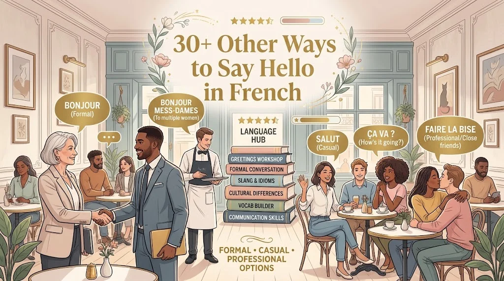 other ways to say hello in french