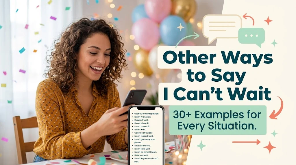 other ways to say i can't wait