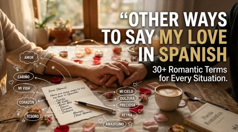 other ways to say my love in spanish