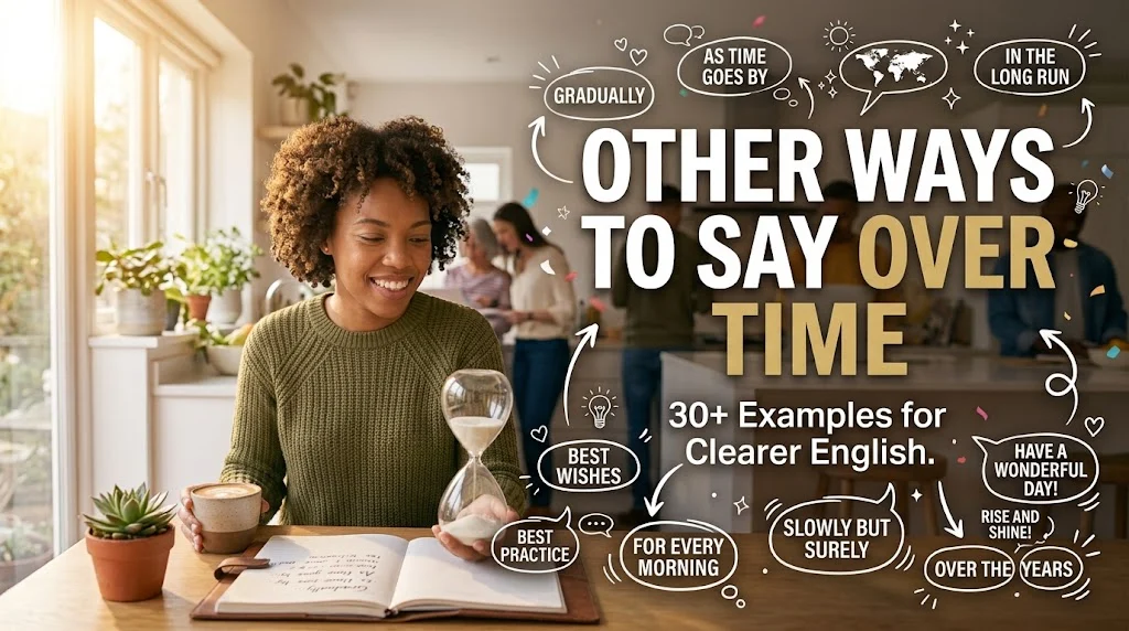other ways to say over time