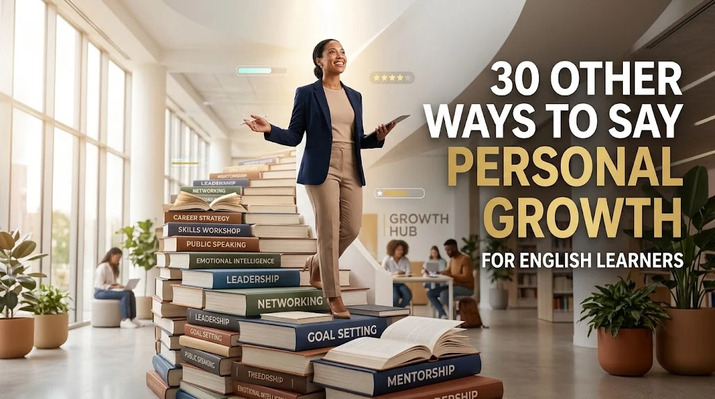 other ways to say personal growth