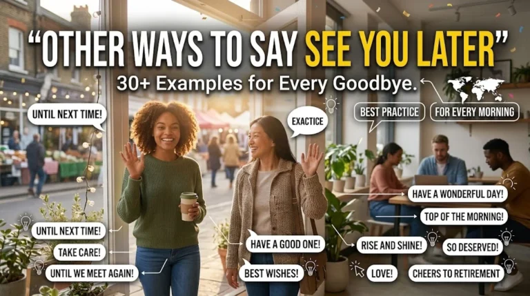 other ways to say see you later