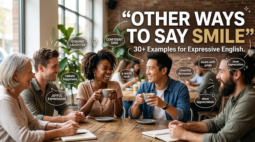 other ways to say smile