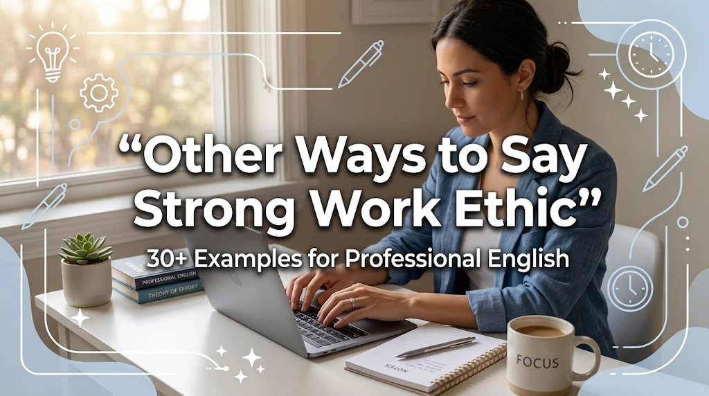 other ways to say strong work ethic