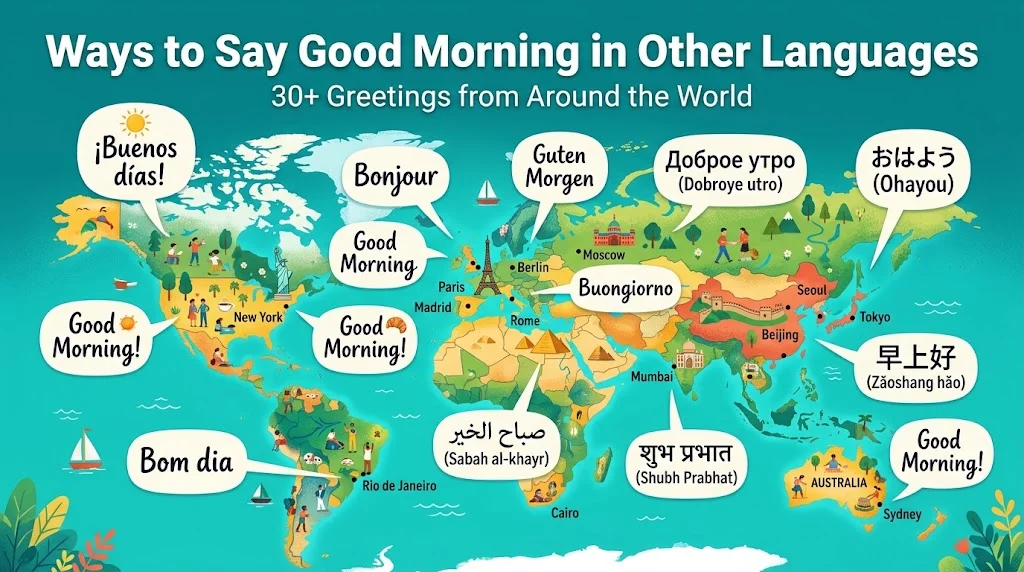 ways to say good morning in other languages