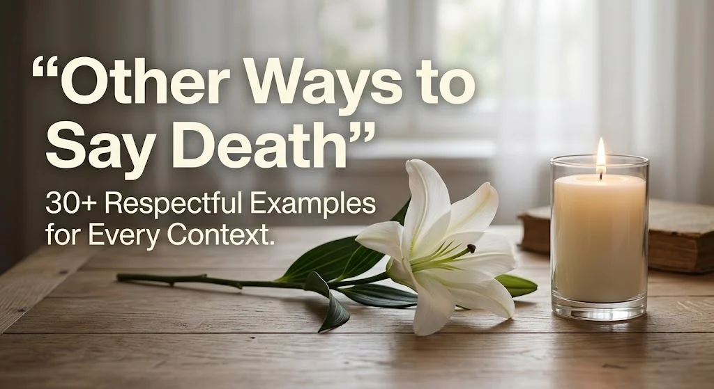 other ways to say death
