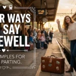 other ways to say farewell
