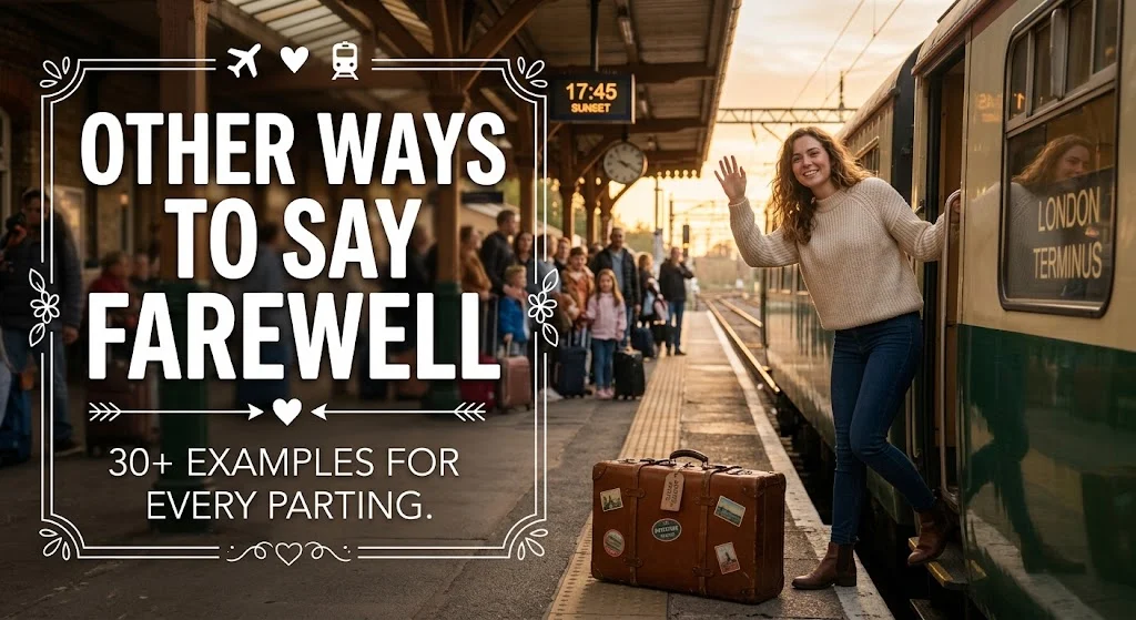 other ways to say farewell