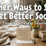other ways to say get better soon