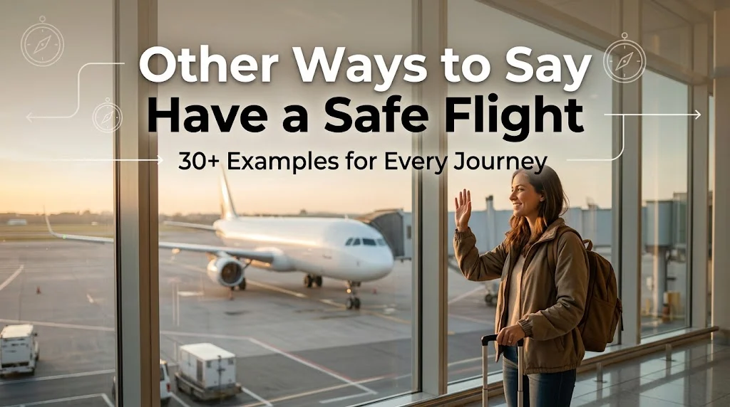other ways to say have a safe flight