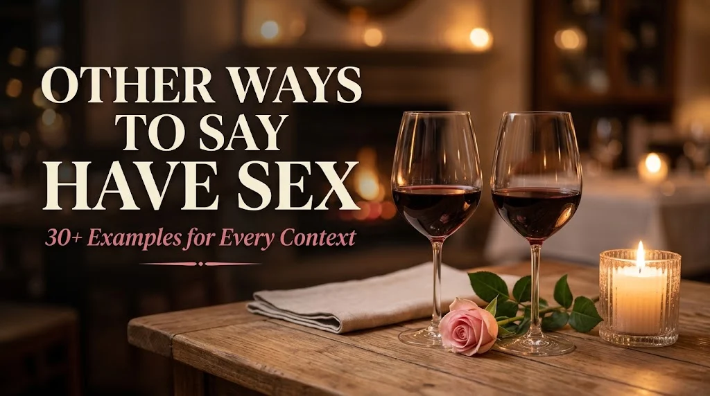 other ways to say have sex