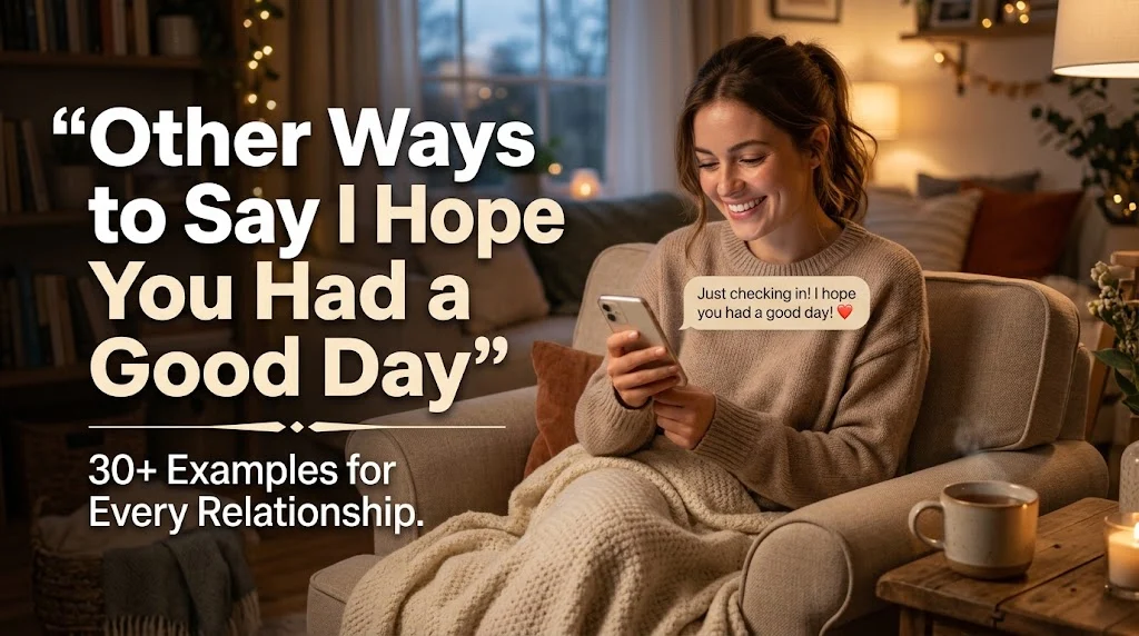 other ways to say i hope you had a good day