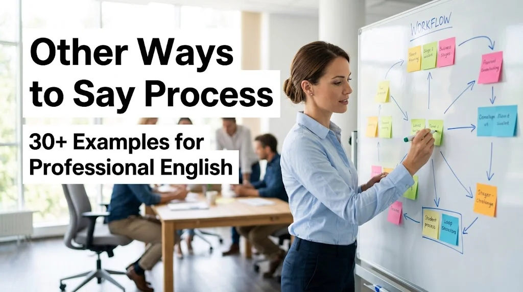 other ways to say process