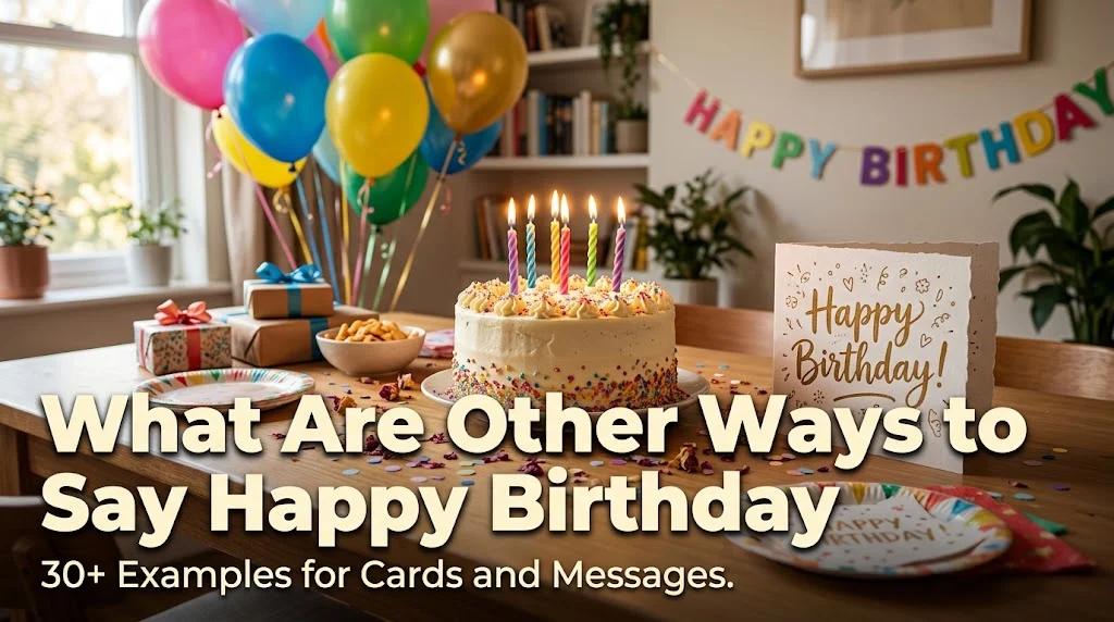 what are other ways to say happy birthday